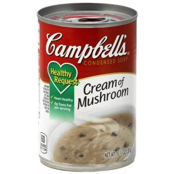 Campbells Healthy Request Cream Of Mushroom Condensed Soup 10.5 Oz. (Pack Of 6)