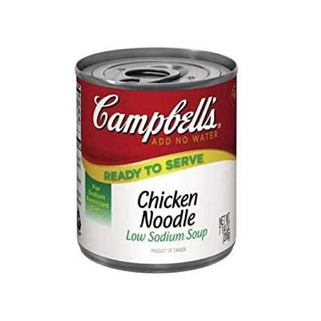how much sodium in campbells chicken noodle soup