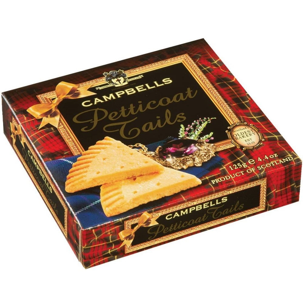 Campbells Shortbread Petticoat Tail 125g (Pack of 3)