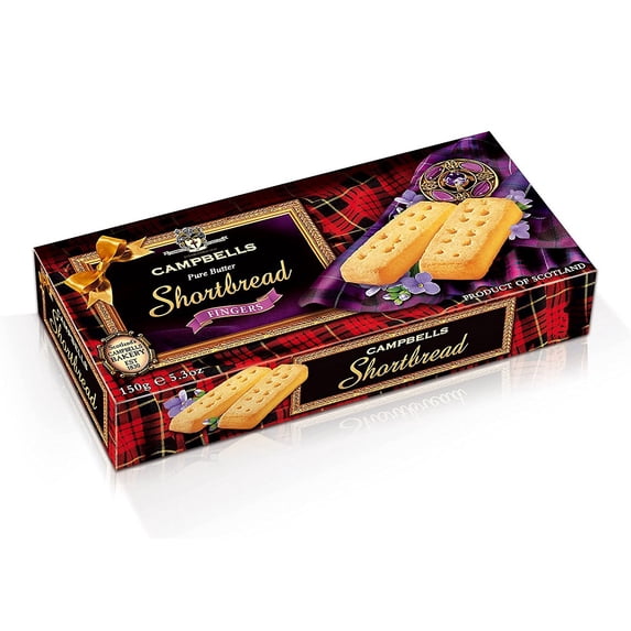 Campbells Shortbread Round Authentic Scottish Delicacy Biscuits 150g (Pack of 3)
