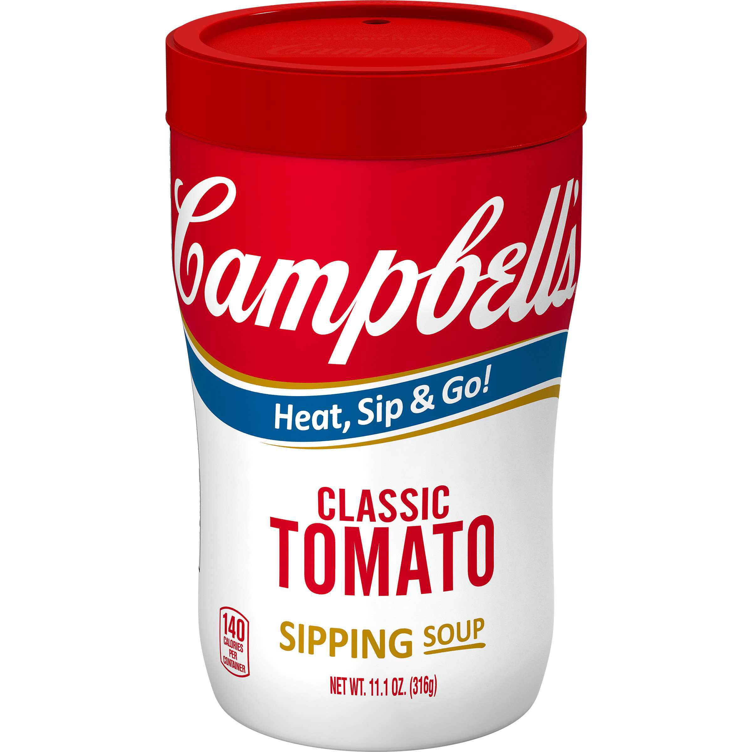 Campbells Soup at Hand Classic Tomato Soup - 10.75 oz. cup, 8 per