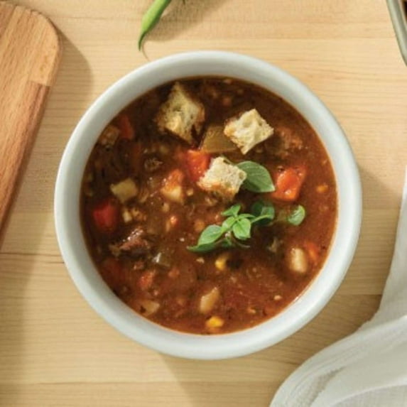 Campbells Vegetable Beef with Barley Soup, 4 Pound -- 4 per case.