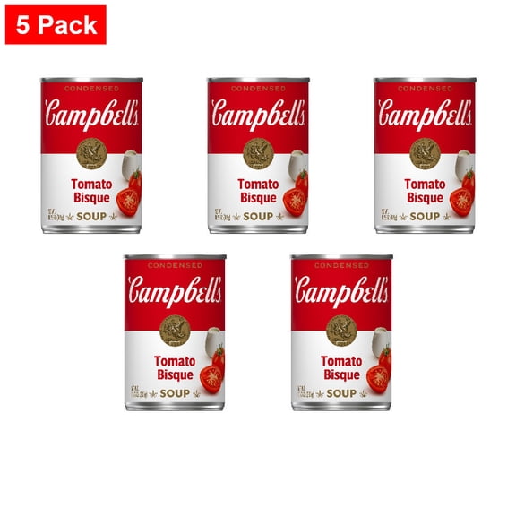 CampbellsCondensed Tomato BisqueSoup 10.75 oz - 5 Pack
