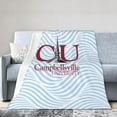 thumbnail image 1 of Campbellsville A University Logo Fleece Blanket, Very Soft Microfiber Flannel Blanket for Couch Warm and Cozy for All Seasons, 1 of 6