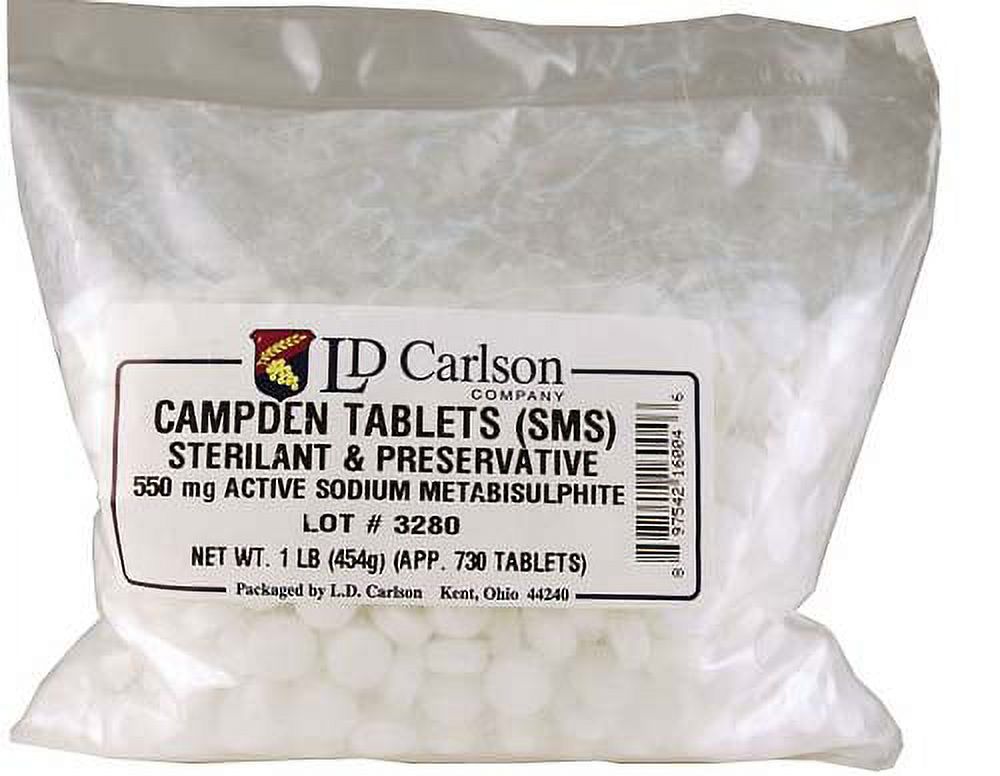 Campden Tablets Sodium Metabisulphite 1 lb.