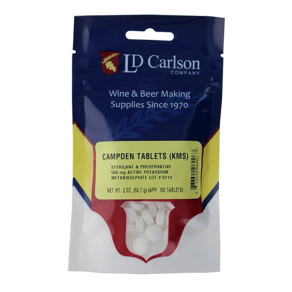 Campden Tablets (potassium metabisulfite) - 100 Tablets