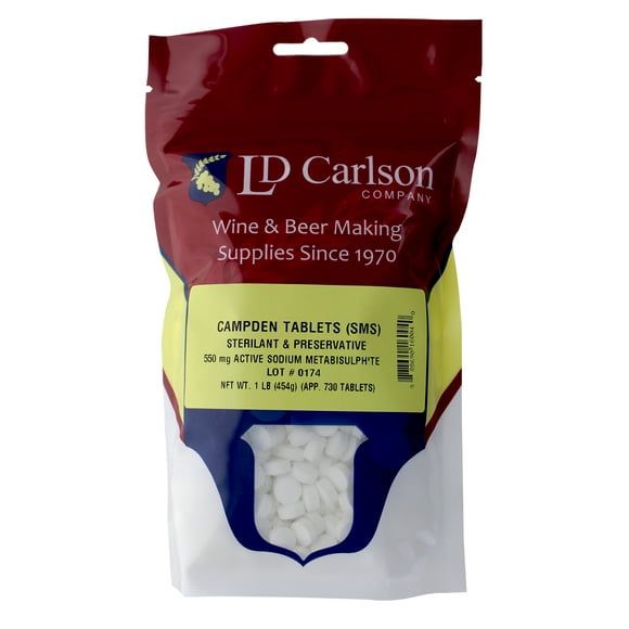 Campden Tablets (sodium metabisulfite) - 1 Pound Bulk