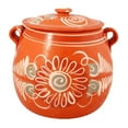 thumbnail image 1 of Campeone Clay Cooking Pot, 6 Quart, Handcrafted Design, Traditional Style, 1 of 1