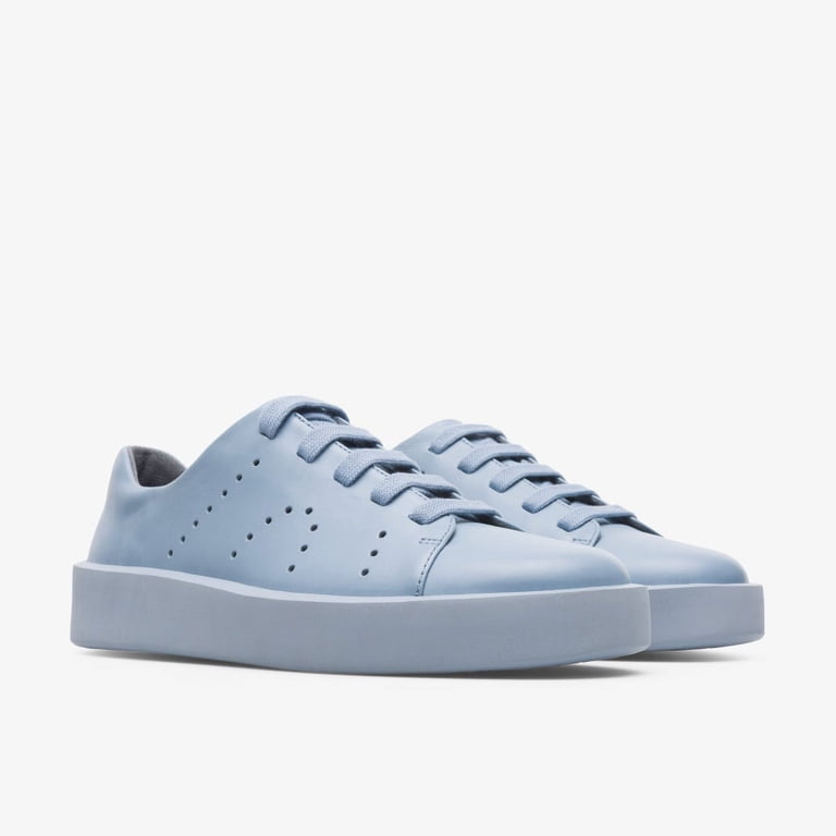 Camper BLUE Courb Perforated Low Top Sneaker, 6US, 36EU - Walmart.com