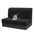 thumbnail image 1 of Stretch Camper Cushions Cover Rv Dinette Couch Cover Washable Elastic Sofa Slipcover for RV Camper Bench Backrest Cushion Covers（1 Set,Black）, 1 of 6
