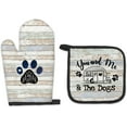 thumbnail image 1 of Camper Dog Lover Gifts Oven Mitts and Pot Holders Sets, Gifts for Camping Dog Lovers Kitchen Accessories Sets, Camping Dog Themed Heat Resistant Oven Glove Potholders for Rv Kitchen Cooking BBQ, 1 of 6