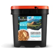 ReadyWise Outdoor Camper Favorites Freeze-Dried Meal Bucket, 24 Servings 8 Entrees, 4 Breakfasts