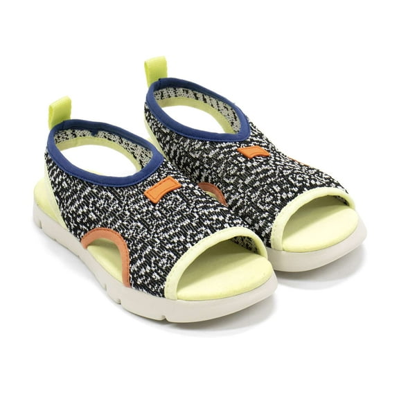 Camper Girls Mira Sandals, Multi Color,1 M US