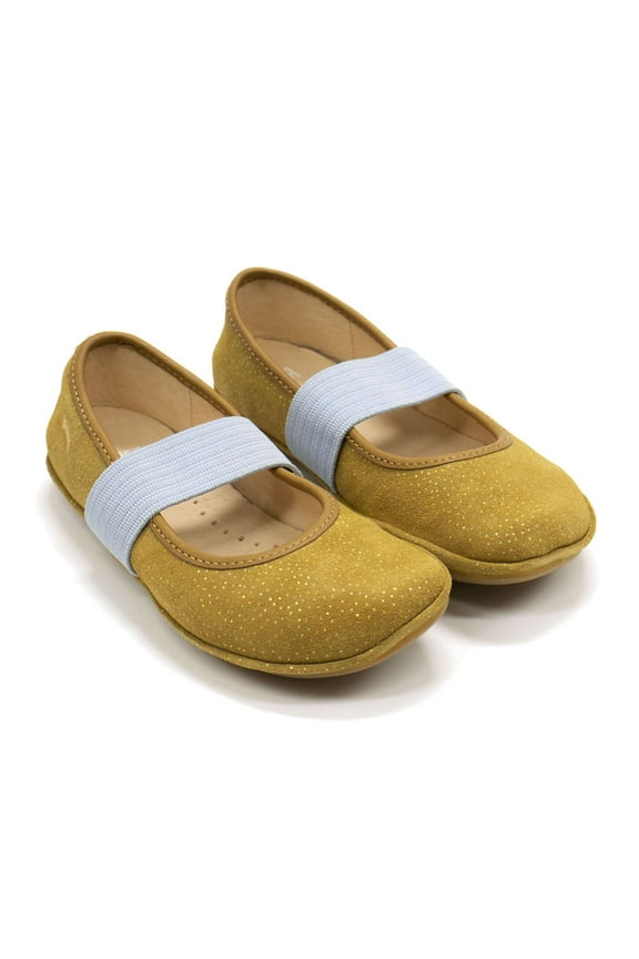 Girls Right Ballerina Flats, Brown,11.5 M US