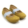 thumbnail image 1 of Camper Girls Right Ballerina Flats, Brown,2 M US, 1 of 7