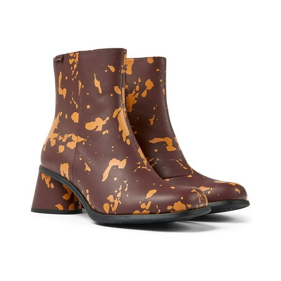 Camper Kiara Leather Zip Bootie, 35