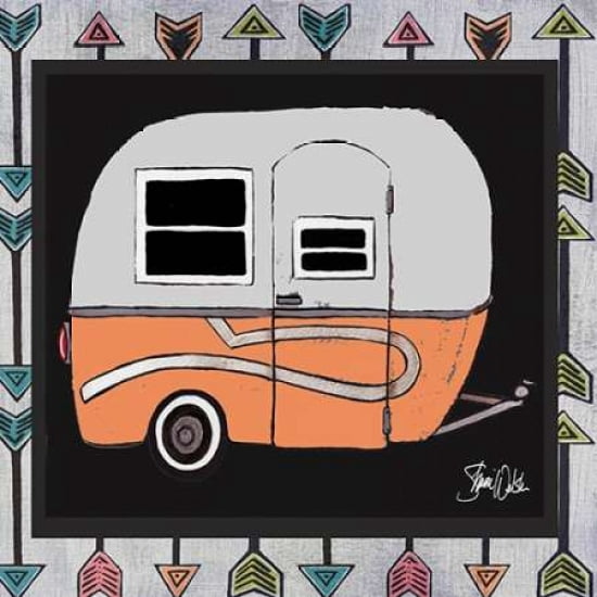 Camper - Orange Canvas Art - Shanni Welsh (24 x 24)