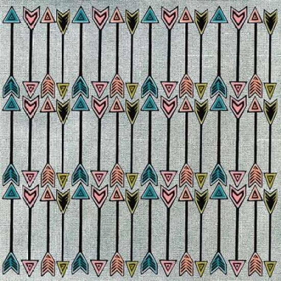 Camper Pattern I Canvas Art - Shanni Welsh (24 x 24)