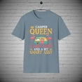 thumbnail image 1 of Camper Queen t-shirt, Camping apparel, Camping queen tee, Camping Gift, 1 of 1