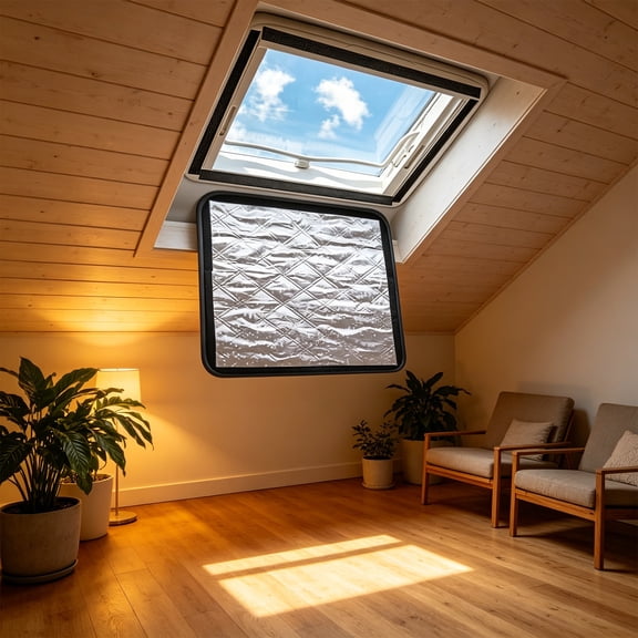 Camper Skylight Cover,Skylight Shade,Rv Accessories,1616 Inch Sun Blocking Insert Heats Shield Roof Vent Insulator For Rv Bathroom And Boat Window.
