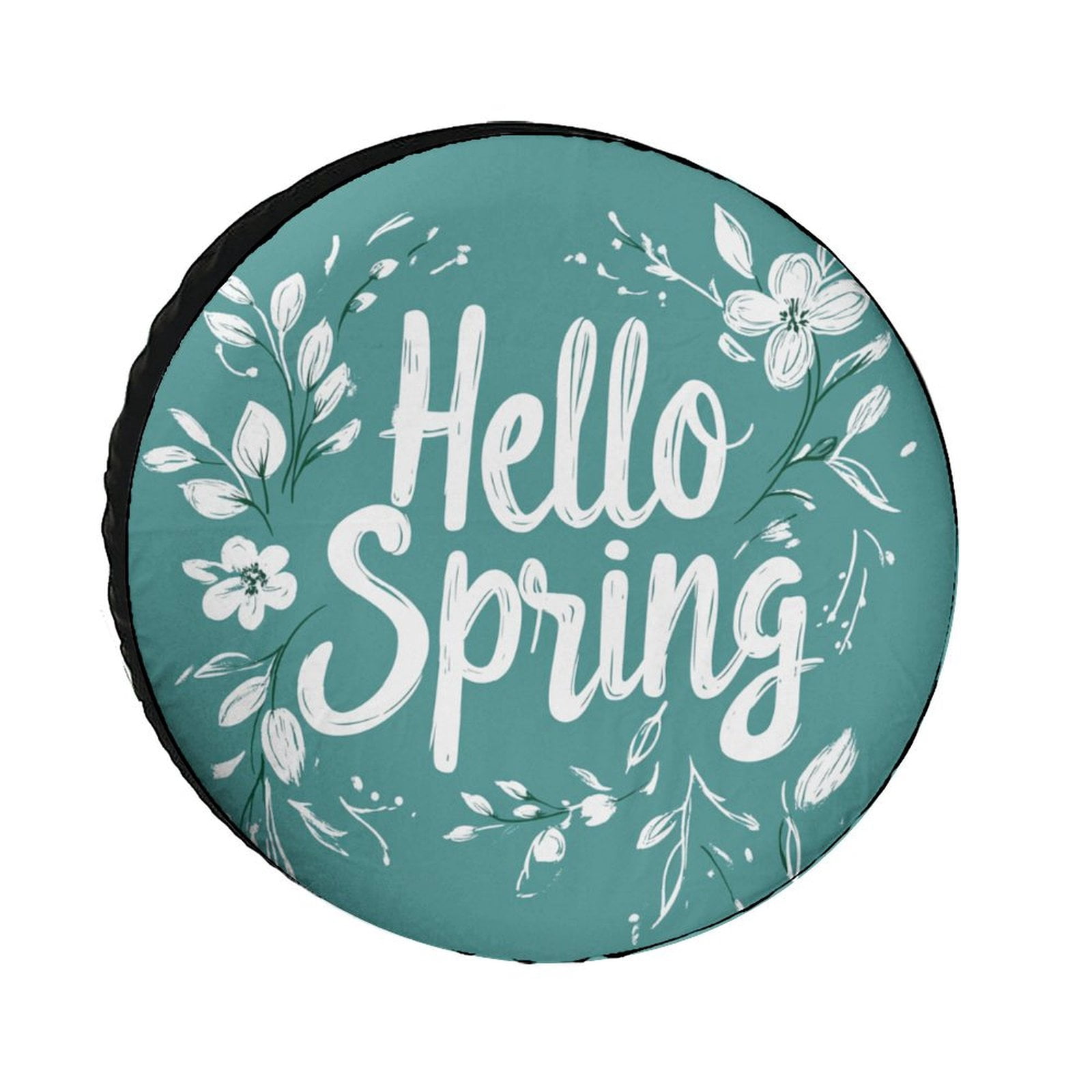 Camper Spare Tire Cover 14inch Hello Spring Weatherproof Wheel ...