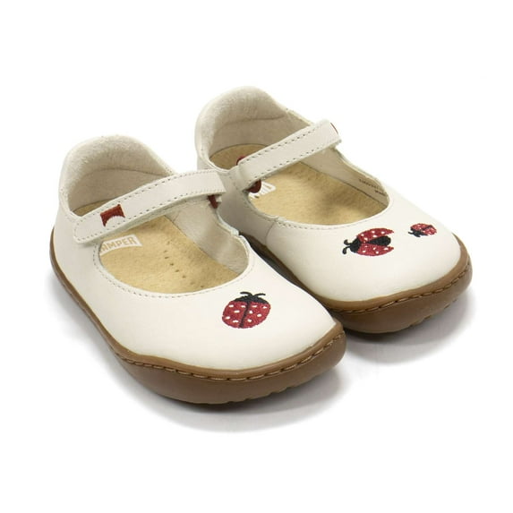 Camper Toddlers Twins First Walker Shoes, Beige,6 M US