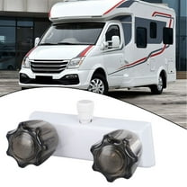 Camper Travel Trailer Rv Shower Faucet Dual Knob Faucet Non-Deformation Wear-Resistant Easy To Use Anti-Corrosion