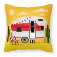thumbnail image 1 of Camper Van Canvas Fabric Decorative Pillow, 1 of 4