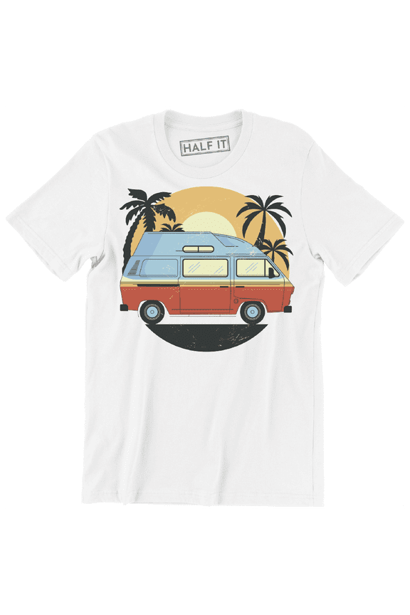 Camper Van Funny Travel Summer Vacation Men's T-Shirt