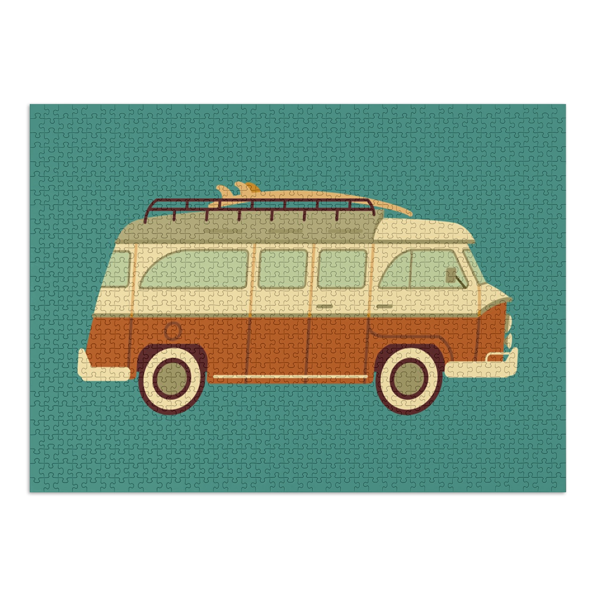 Shape Puzzle Rv Camper Van, Geometric (1000 Piece Puzzle, Size 19x27, Challenging ...