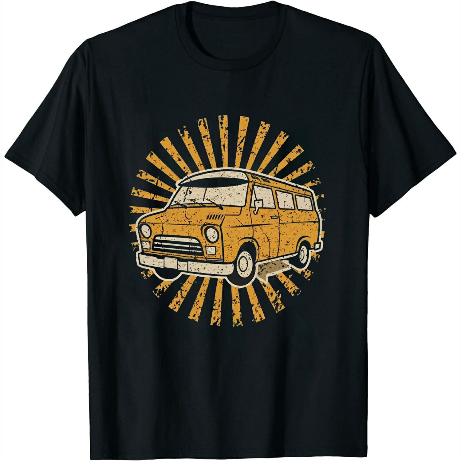 Camper Van Life Vantastic Vanlife Retro Shirts Black