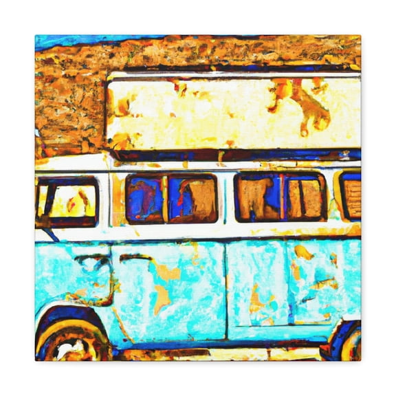Camper Van Pop Party - Canvas
