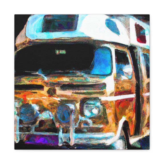 "Camper Van Triumphant" - Canvas