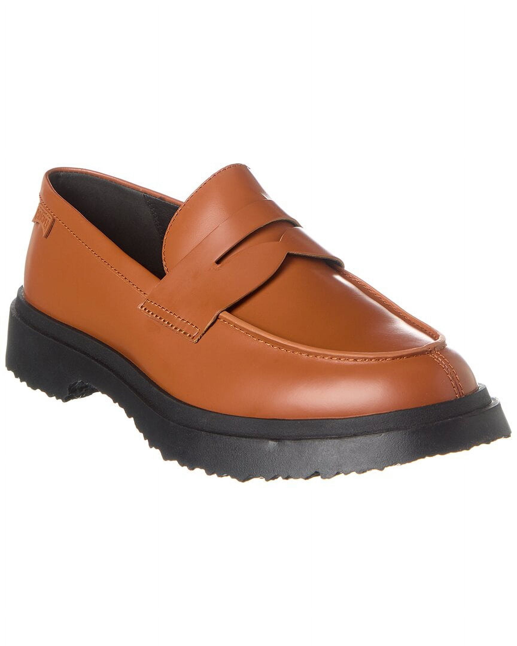 Camper Walden Leather Loafer, 41, Brown - Walmart Business Supplies