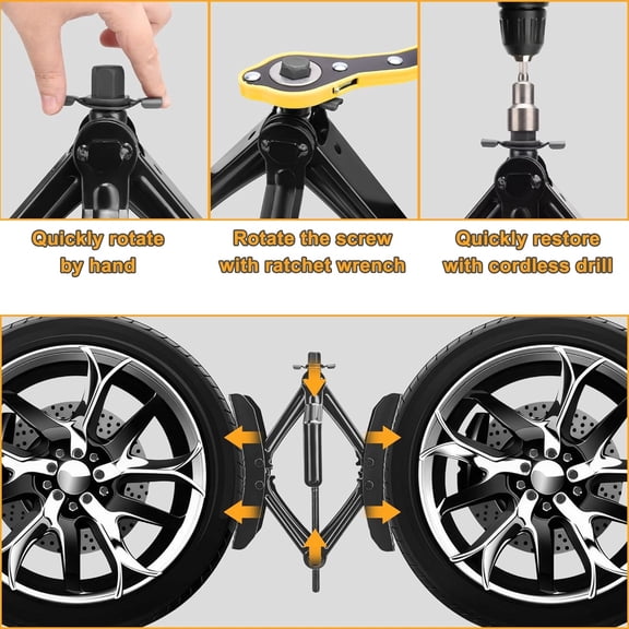 Camper Wheel Chock Stabilizer 2 Sets for RV Travel Trailer Heavy Duty X-Shaped RV Stabilizer Wheel Chock Anti-Move Tire Wheel Chock