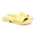 thumbnail image 1 of Camper Women's Dana Leather Strap Slide Sandal, Yellow,7 M US, 1 of 7