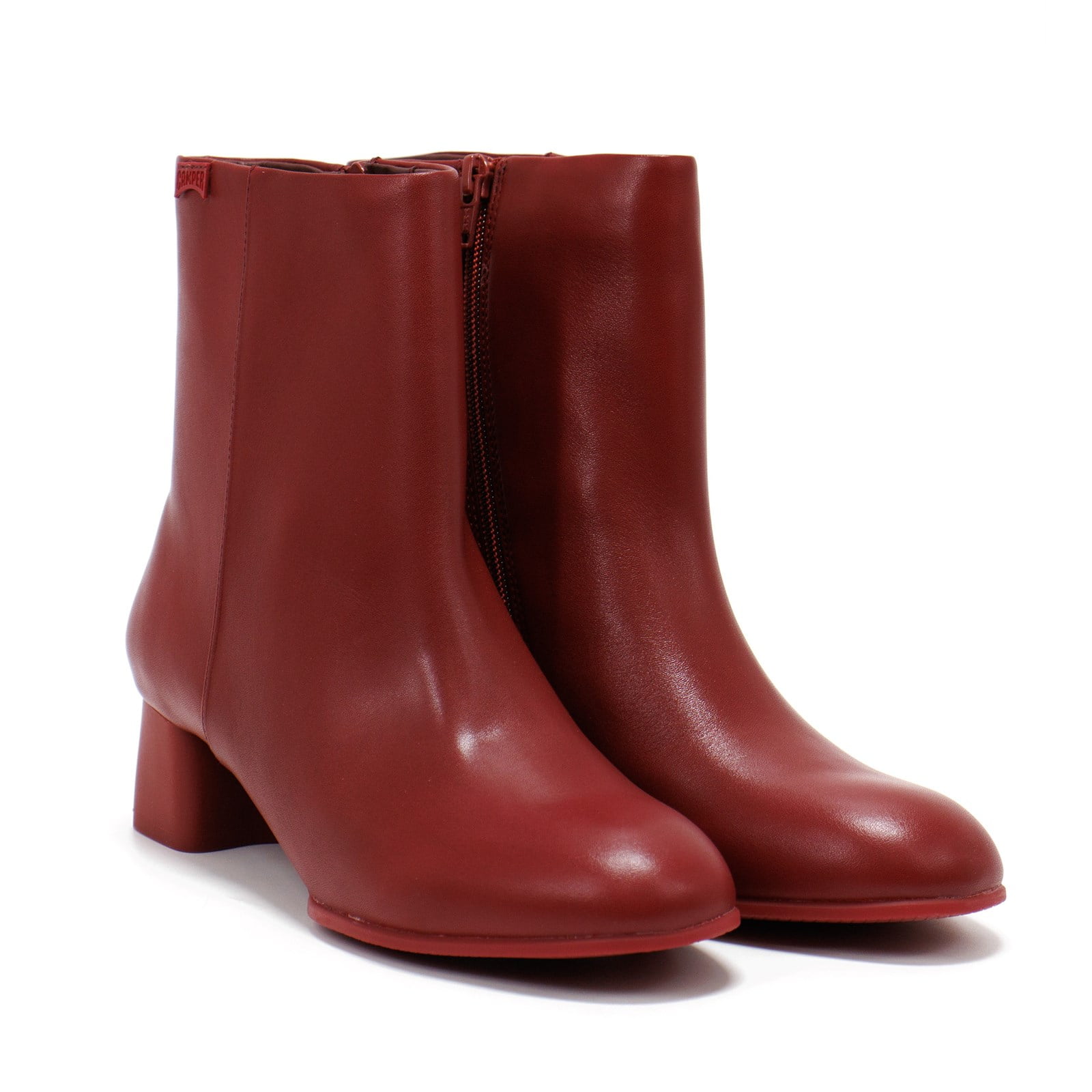 Camper Women's Peu Cami Ankle Boot - Breathable Barefoot Design Leather Bootie With TPU Outsole