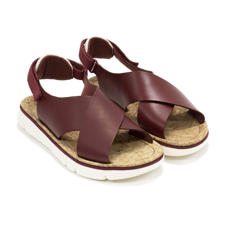 Camper Women's Oruga Up Flat Sandals – Chunky Sole Summer Sandals, Eco-Friendly Design