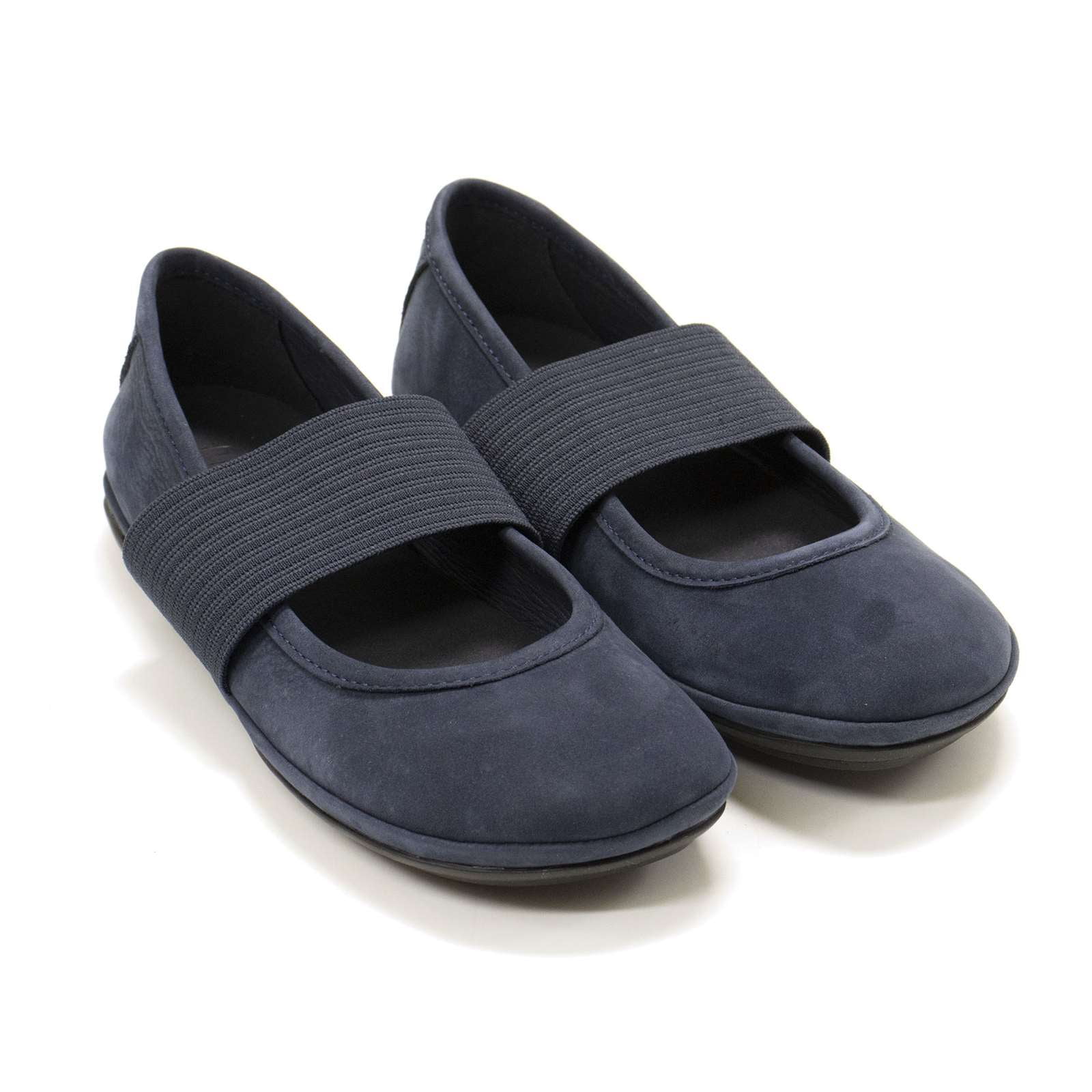 靴 CAMPER RIGHT NINA 39 Camper Women's Right Nina Mary Jane Ballerina Flats in Navy, 39 EU