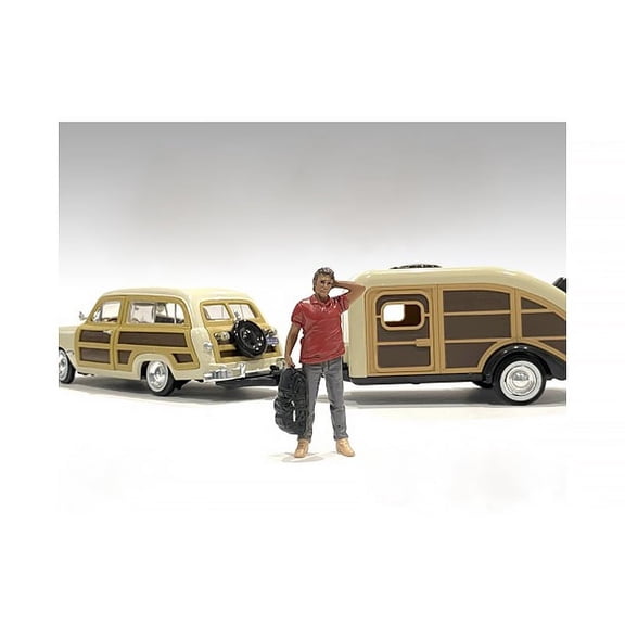 "Campers" Figure 4 for 1 18 Scale Models by American Diorama
