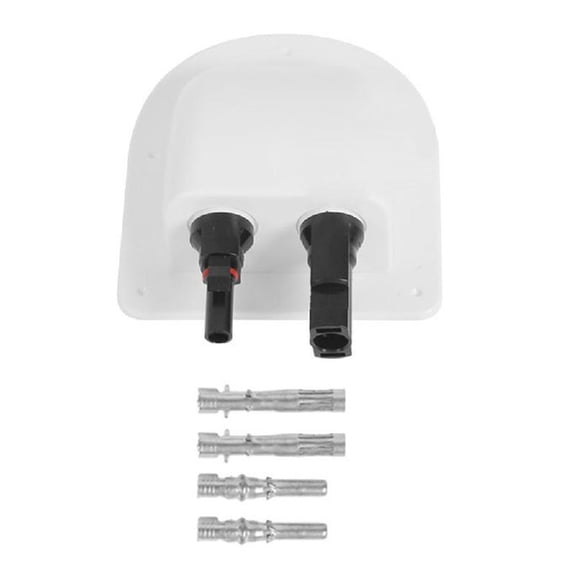 Campers Solar Panel Cover Single/Double Hole Roof Wire Entry Glands Box For All Weathers Conditions