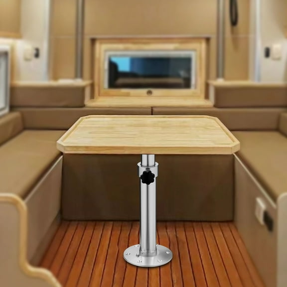 Campervan Caravan Desk Leg Detachable Dining Table Leg Adjustable Height 18-27"