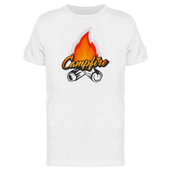 Campfire Caption Cool Design T-Shirt Men -Image by Shutterstock, Male Medium