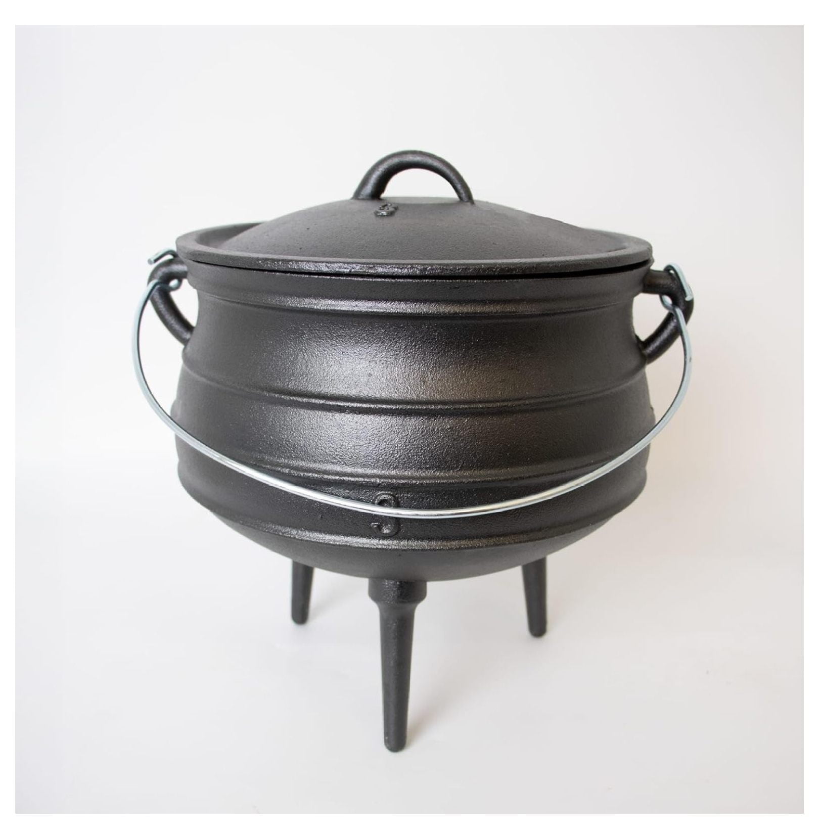 Campfire Cooking Kettle Pot Cast Iron Potje Dutch Oven with 3 Legs