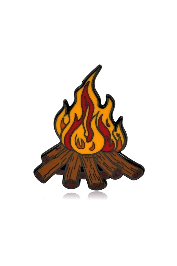 Campfire Enamel Pin - Clayton Jewelry Labs