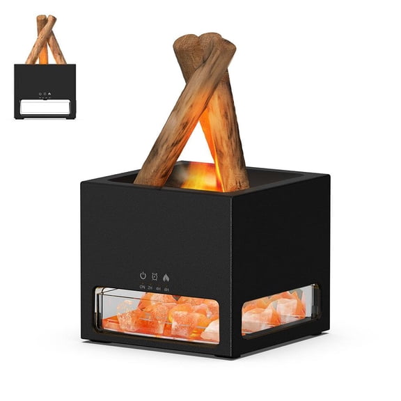 Campfire Flame Fire Diffuser,Campfire Aromatherapy Essential Oil Diffuser,240ml Mist Adjust Cool 3 Colors 7 Humidifier Gears candle humidifier infuser For diffuser diffusers essential humidif