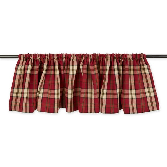 Campfire Plaid Window Valance 72x14