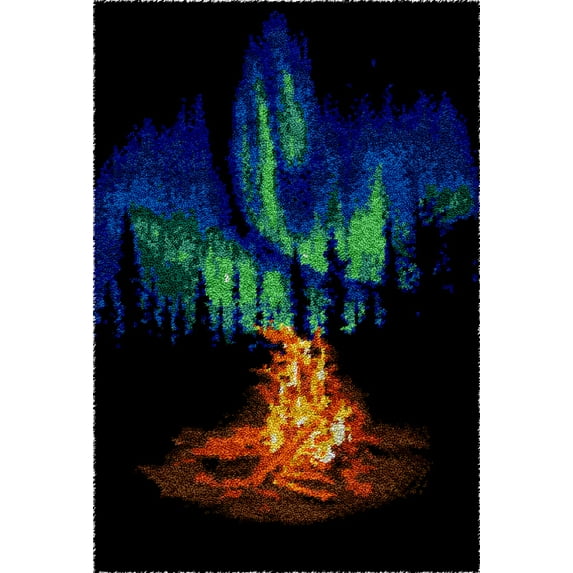 Campfire | Rug Making Latch Hooking Kit