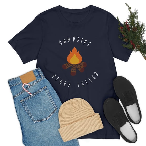 Campfire Storyteller Unisex Jersey Short Sleeve Tee