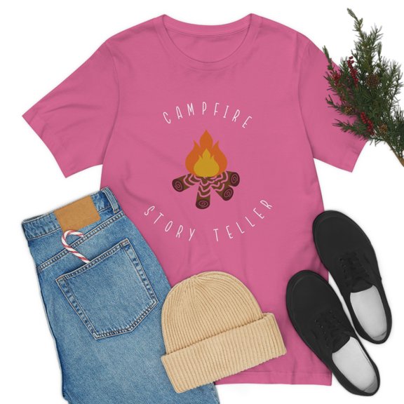 Campfire Storyteller Unisex Jersey Short Sleeve Tee
